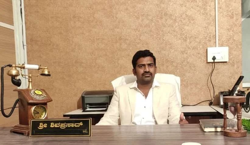C. Shivaprasad, founder of Sri Kalleshwara Coir Industry and Organic Manures, at his office